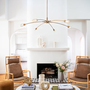 Atera 6L Chandelier- FR33328HB