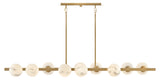 Selene 10L linear chandelier - FR41906LCB *