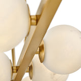 Selene 10L linear chandelier - FR41906LCB *