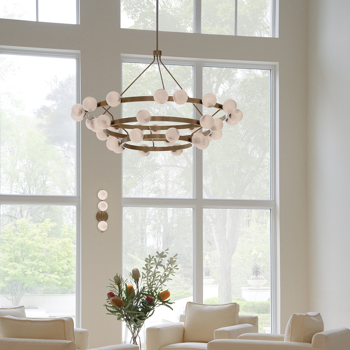 Selene 36L chandelier - FR41908LCB