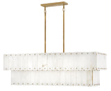 Simone 8L linear chandelier - FR47756BNG